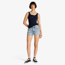 Tommy Hilfiger Hot Bi6114 Kadın Mavi Şortdw0dw20087