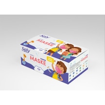 Soly 3 Katlı Çocuk Maskesi 50 Adet