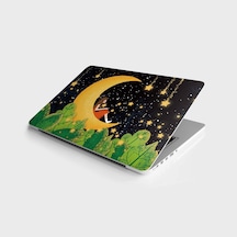 Laptop Sticker Bilgisayar Notebook Pc Kaplama Etiketi Ay Yıldız Kız