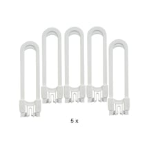 5 Adet Raylı Dolap Kilit Set 4 Adet Çok Renkli
