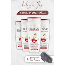 Elseve Komple Onarıcı 5 Yapılandırıcı Şampuan 390 Ml X 4 Adet Ve Şampuan Fırçası