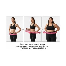 Bel İnceltici Akıllı Hula Hoop Çemberi Mor 680 Gram