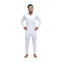 Ceylanoğlu %100 Pamuk Beyaz Takım - Alt Üst Içlik - Interlok