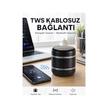 Taşınabilir Silindir Tasarım Bluetooth 5.0 Hoparlör Yüksek Bas Performanslı Ye - Azoono8808-5 Renkli
