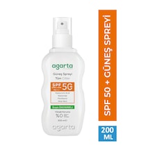 Spf 50+ Yüz Ve Vücut Güneş Koruyucu Sprey 200 Ml