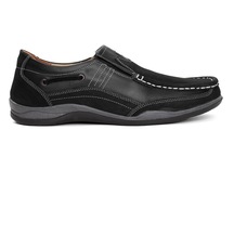 Elit Syf998n Erkek Hakiki Deri Casual Ayakkabı Siyah-siyah