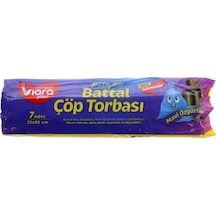 Viora Mavi Özgürlük Kokulu Mavi Çöp Torbası Poşeti 7'li 72 x 95 CM