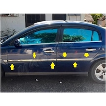 Markadan Opel Vectra C Krom Yan Kapı Çıtası 2002-2009 4 Parça Pas