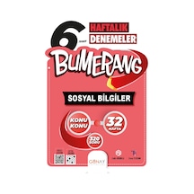 6. Sınıf Bumerang 32 Haftalık Sosyal Bilgiler Denemeleri  -  Emre Tezcan  -  Günay Yayıncılık