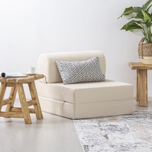 Magic Tek Kişilik Katlanır Yataklı Koltuk Bej