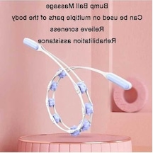 Pazly Novahub Omuz-boyun-arka Tarama Manuel Masaj Seti Sarı Mavi Ergonomik Design Mavi