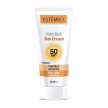Estemed Power Block Koruyucu Güneş Kremi SPF50+ 50 ML