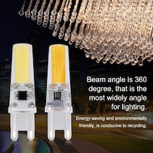 10 ADET G9 LED AMPÜL  9 WATT BEYAZ IŞIK ( DİMMERLİ )