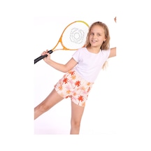 Toontoy Kids Toontoy Kız Çocuk Komple Palmiye Desenli Şort Kiremit