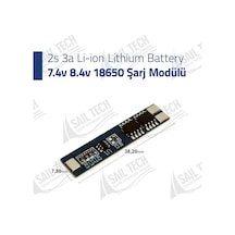 2s 3a Li-on Lithium Battery 7.4v 8.4v 18650 Şarj Modülü