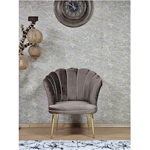 Tekli Papatya Çay Seti Koltuk Gold Sivriltme Ayak, Balkon, Salon 001