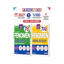 2027 7.sınıf Fen Bilimleri B-sosyal Bilgiler Ab Kolay Orta Seviye %100 Marif Yeni Müfredat Soru Bankası Seti