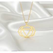 Ariş Alın Çakrası Altın Kolye N11.20351