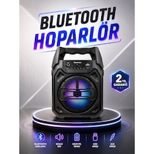 Güçlü Ve Şarj Edilebilir Bluetooth Hoparlör 6.5 İnç - Lisinya