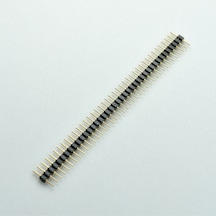 1x40 Pin Precision Erkek Header Tek Sıra 2.54mm 180 Derece Altın Kaplama Yuvarlak Kırılabilir