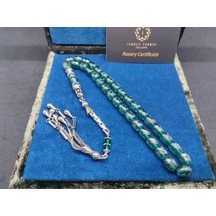 Kurt Başlı Nakkaş 925 Ayar Gümüş Çakımlı 475 Ayar Gümüş Püsküllü Açık Gri 06230340