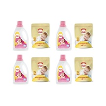 Çamaşır Yumuşatıcısı Düş Bahçesi 1500 Ml 4 Adet + Granül Sabun Toz Deterjan 500 Gr 4 Adet