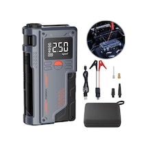 Ezere ST-9631 Pro Taşınabilir Göstergeli Araç Lastik Sisirme Ve Starter Akü Takviye Seti