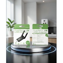 Çift Bant Usb Wifi Adaptör 1200 Mbps Uczzzwifiadaptör-4