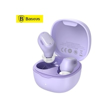 Teltree Baseus Wm01 Mor Tws Bluetooth Kulaklık: Qualcomm Bt5.0, Gürültü Azaltma, Dijital Pil Göstergesi, Otomatik Eşleşme