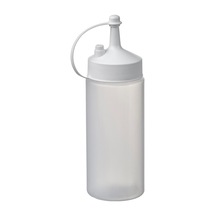 Sos Şişesi , Beyaz-şeffaf, 200 Ml