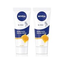 Nivea Bal Mumu Ve Gül Kokulu Bakım Kremi 75 Ml X2