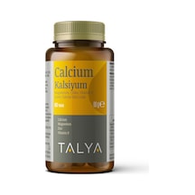 Talya Kalsiyum Magnezyum Çinko Vitamin D İçeren Takviye Edici Gıda 60 Tablet