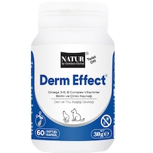 Natur Derm Effect Kedi Köpek Deri Ve Tüy Sağlığı Destek 60 Soft J
