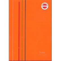 Notte Pp.kap.defter Dikişli A4 Kareli 100 Yap.fosforlu Turuncu