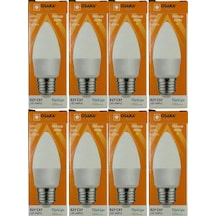 Osaka 6w 50w 3000k Sarı Işık E27 Duylu Led Ampul 8 Adet