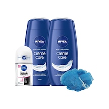 Kadın Roll-on Deodorant Black&white Invisible Clear 25ml Ve Creme Care Duş Jeli X2 Adet, Lif H