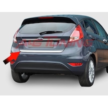 Ford Fiesta Krom Bagaj Alt Çıta Formlu 2009-2017 Paslanmaz Çelik
