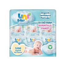 Lexroo Bebek Temizleme Pamuğu 6 60 Adet