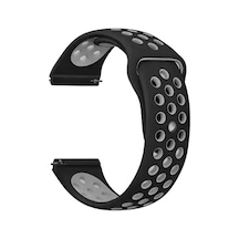 Mobilteam Xiaomi Mi Watch Color Krd-02 Uyumlu Kordon-siyah-gri