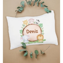 Bk Kids Kişiye Özel İsimli Bebek Battaniye Ve Yastık Hediye Seti, Yeni Doğan Bebek Hediyesi, Bebek Uyku Seti-23