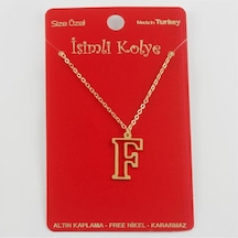 Gld-spt- Prinç Harfli Kolye-f altın