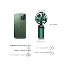 Taşınabilir Usb Vantilatör, 4200mah Şarjlı Ve Çok Amaçlı