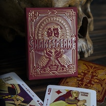 Npcc Shakespeare Burgundy Premium Oyun Kağıdı Limited Edition Koleksiyonluk İskambil Kartları