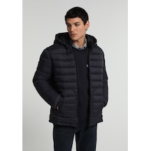 Colin's Colins Slim Fit Kapüşonlu Fermuarlı Astarlı Erkek Lacivert Mont Cl1082935 Q1.v1 Nav