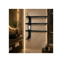 Elektrikli Havlupan 50x48xh100 Cm 60 Watt 65 C Siyah