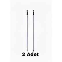 Vileda Fırça Sapı 1 Metre Gri Oto Fırçası Ve Yer Sil İle Uyumlu Dayanıklı Temizlik Sapı 2 Li Set