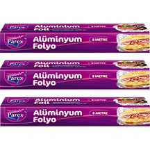 Alüminyum Folyo 8 Mt Üçlü Set