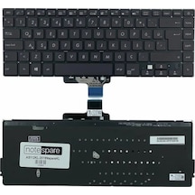 Asus Uyumlu Vivobook S15 S510un-bq319t, S15 S510un-bq349t, S15 S510un-bq388t Klavye Tr Işıklı Siyah