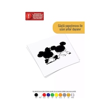 Arkası Dönük Mickey Minnie - Araç, Oto, Laptop, Duvar Uyumlu Sticker 20 14 Cm