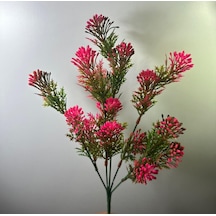Yapay Çiçek Demeti Dikey Bahçe Ve Saksıda Çiçek İçin Garnitür Aranjman Yeşillik 35 Cm 5 Dallı - Pembe